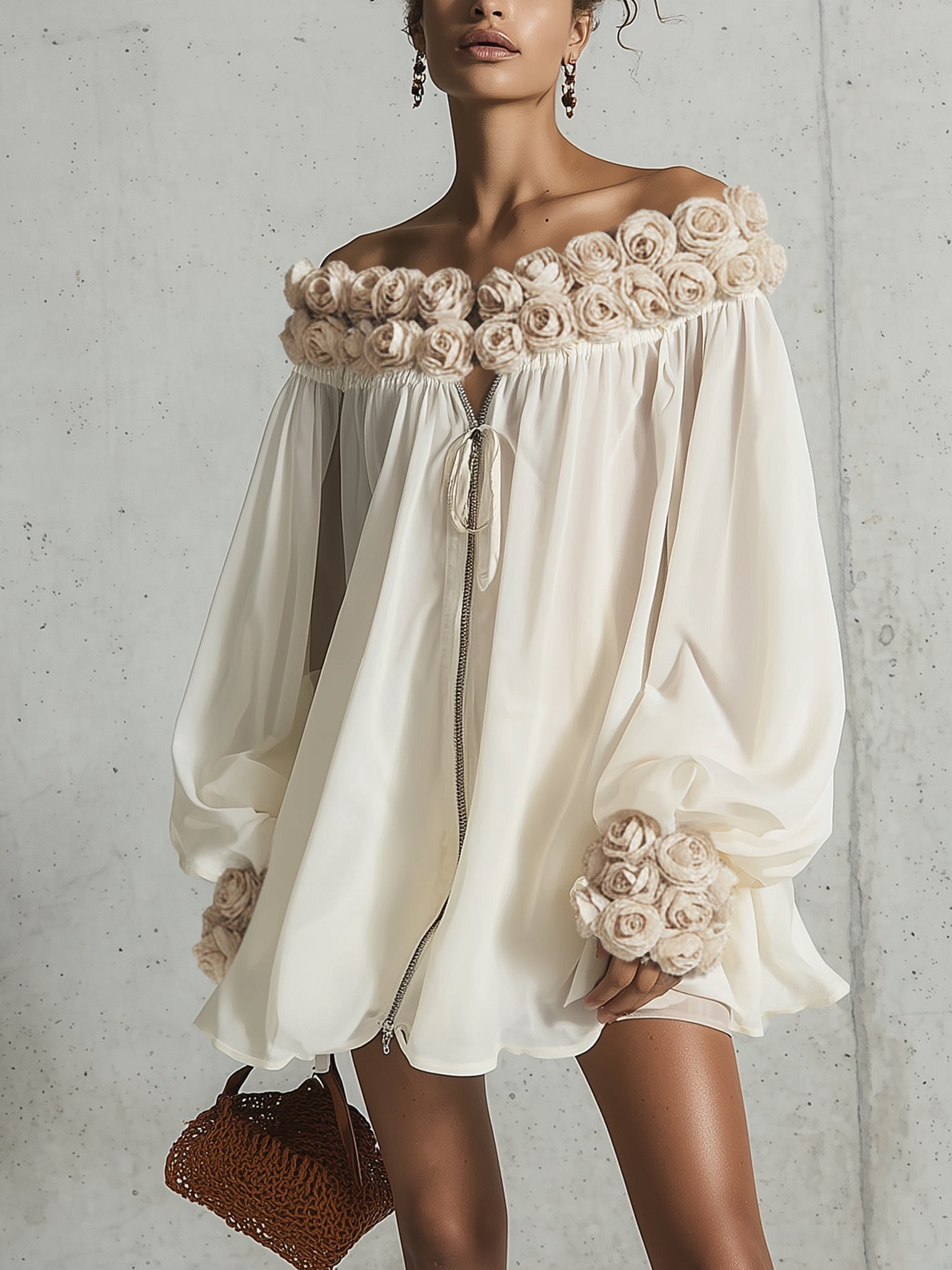 The Cream 3D Floral Dress