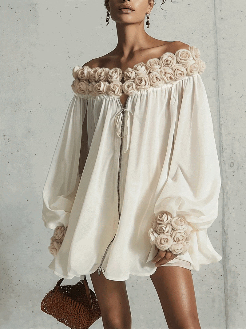 The Cream 3D Floral Dress