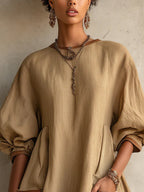 Oversized Pocket Mini Dress