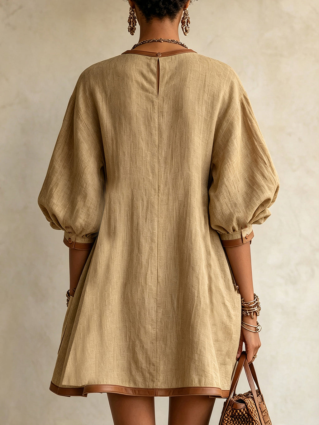 Oversized Pocket Mini Dress