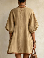 Oversized Pocket Mini Dress