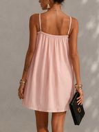 Embroidered Cami Mini Dress