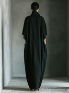 Cotton-Blend Kimono Maxi Dress