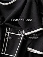Contrast Stitch Pocket Midi Dress