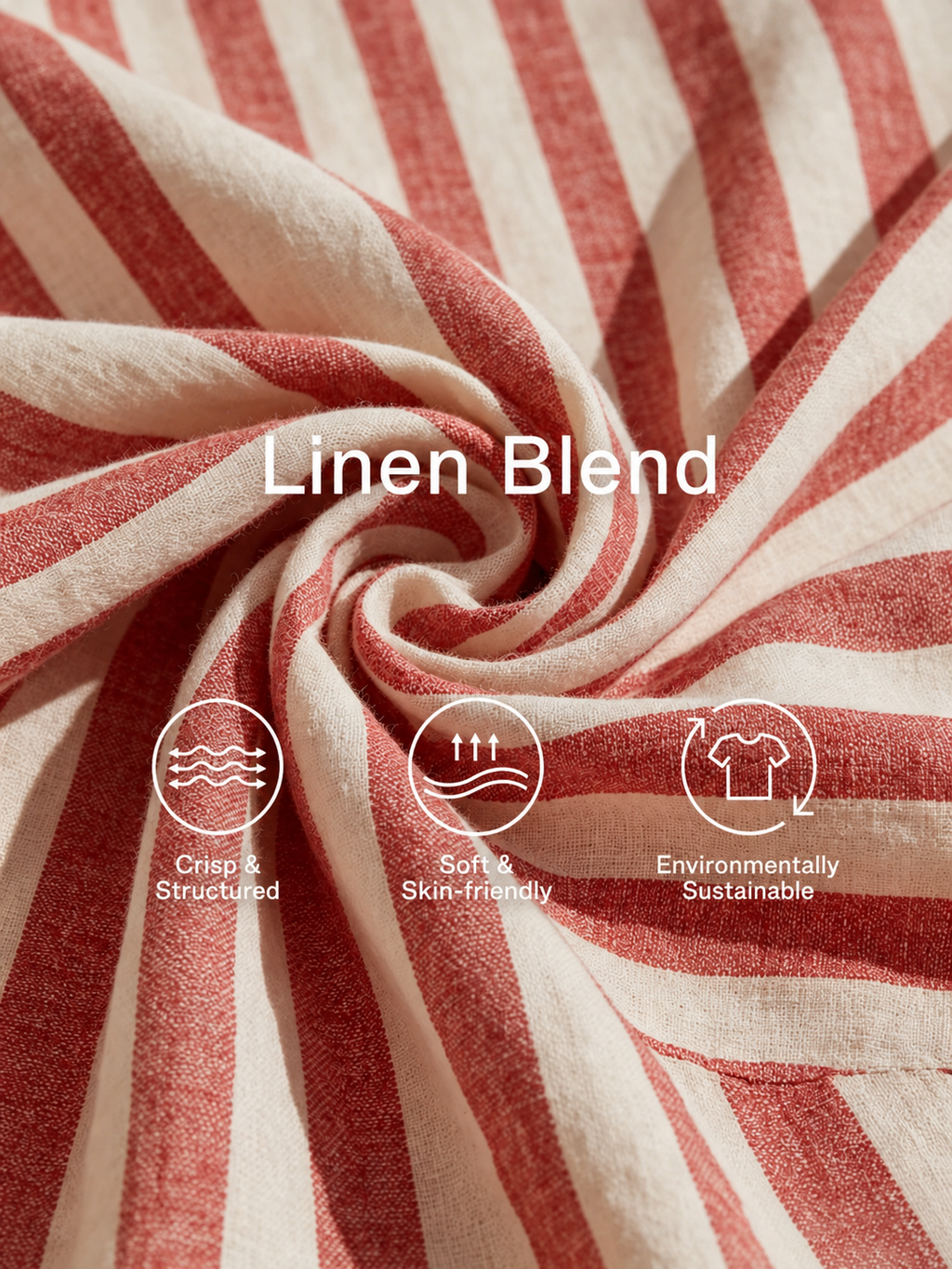 Striped Linen Mini Dress