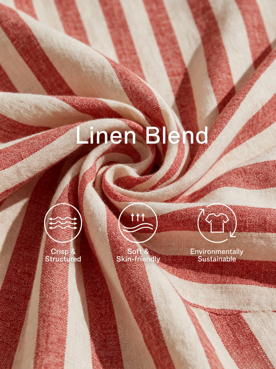 Striped Linen Mini Dress