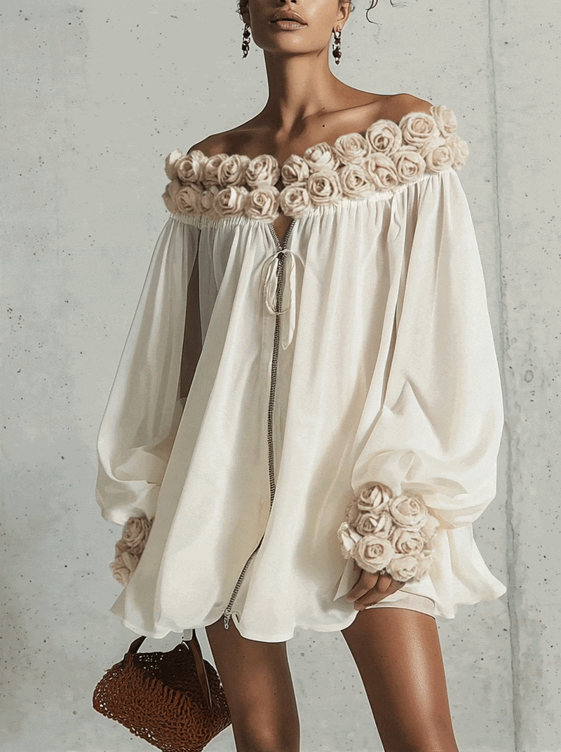 The Cream 3D Floral Dress